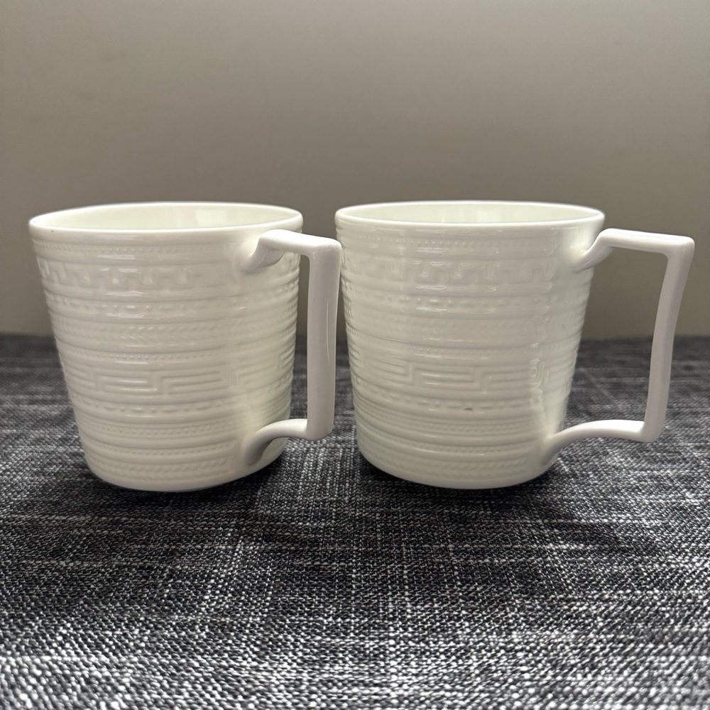 Wedgwood “Intaglio” Bone China Mugs - Set of 2